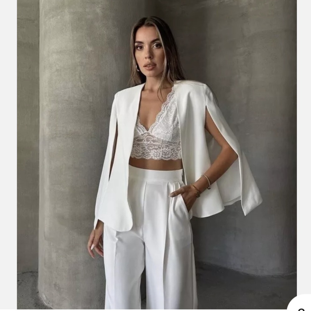 ZARA CAPE SLEEVE BLAZER ZW COLLECTION